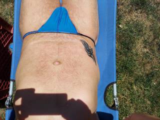 Tanning in the HOTT SUN