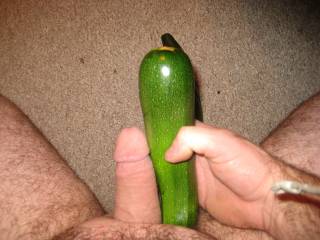 nice girth to it (Zucchini that is)