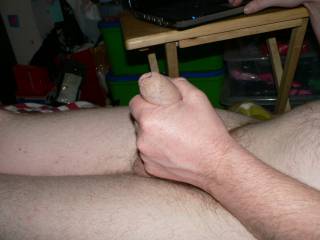 joanne took some photos of me wanking in front of her