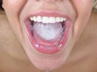 heres a pic to show the other how cum in the is cum in the mouth ,not on lips ,noise or whatever ,,,but in the mouth as it should be.