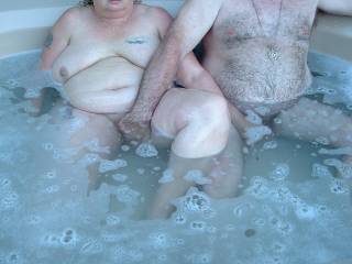 Sunday afternoon in the jacuzzi