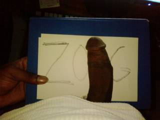 just my cock showin love to Zoig goin the width of a book still wasnt fully hard