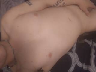 my just out the shower body shot