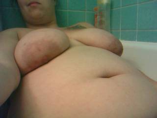 Pregnant belly big nipples