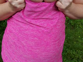 A flash along our morning walk