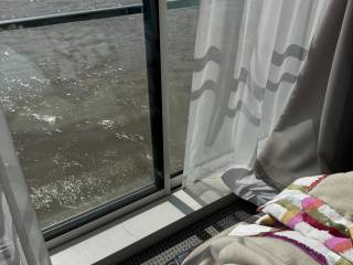 A room with a view of the Rhine…and a hard cock for you to use as you please.