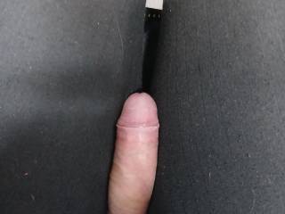 I was resting my cock (smile)