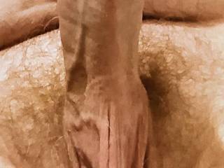 Hard with full bollocks ready to unload