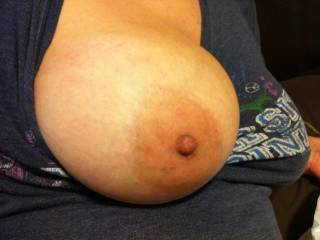 Playing with my boobs