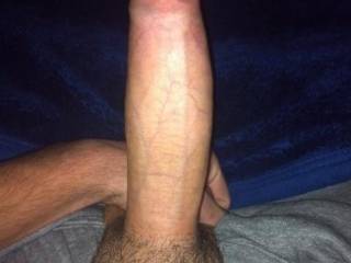 Such a big fat cock! Love the foreskin!