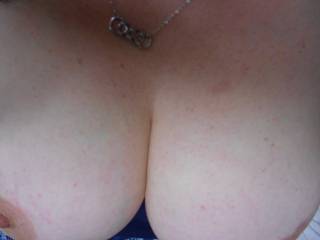Just a hint of nipple and the great divide...