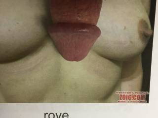 Showing Mrs Rove how my Cock would look Giving her A Titty Fuck
