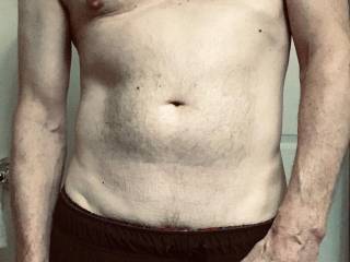 Well, there’s a lot of cock already.  Not necessarily a bad thing but here’s something else.  At 65 I’m in decent shape, but maybe I should do more pushups.