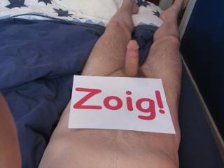 I'm not lying down on the job, I 'm proving I'm genuine Zoig! Would anyone like to give me a job while I'm lying down?