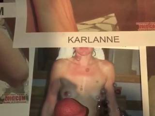 Multi picture cock and cum tribute video for Karlanne!!