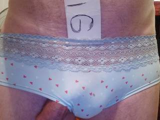 love the feel of girly panties how about you