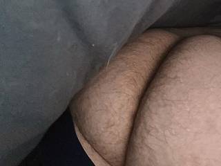 Hubbys peachy ass