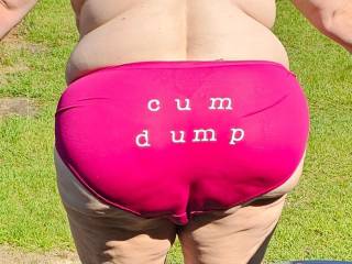 I think you\'re writing on her panties says it all,, lol
