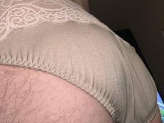 Spank me in my wife’s panties