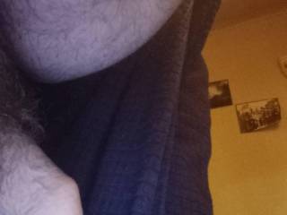 Selfie thinking I\'m going to cream My pubes off