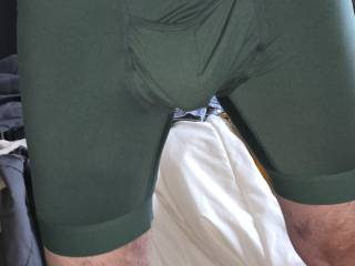 Long underwear with a pouch