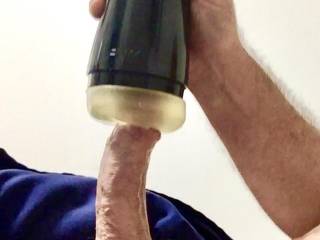 A toy can be better then a hand at, times but what a bitch to clean