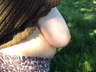 2 of 3 - nice side view as she walks off somewhere