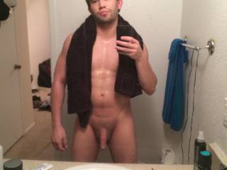 Just got out the shower