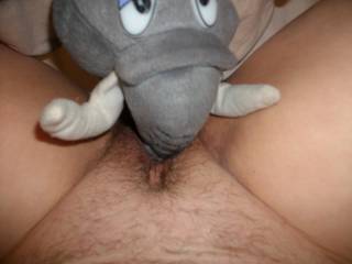 After you're done with the stuff toy let me stuff that pussy with my hard cock.