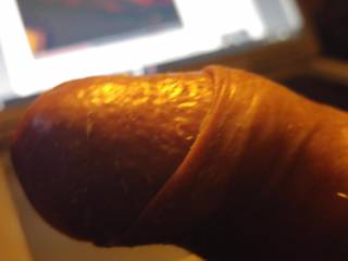 the Head of My cock, as I watch a Zoig vid