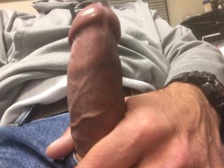 Waiting for someone to take my cock. Needs some attention