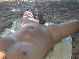 Was super horny at the beach. I wish someone was there to help me