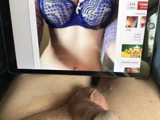 Dannilicious ~ “Liking the new lace bra!”