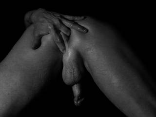 staring with one finger...