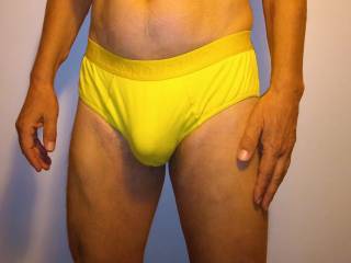 Love yellow briefs