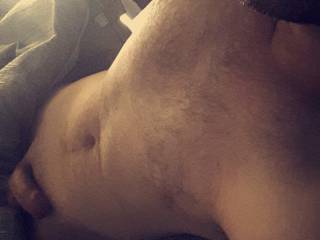 Lying in bed soaking up that morning sun.  Any ladies want to join?