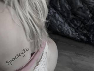 Wifey on her knees sucking my cock wearing a white undies tell her what you think