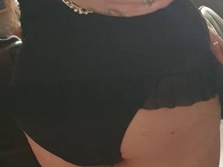 getting dressed up for when hubby gets home