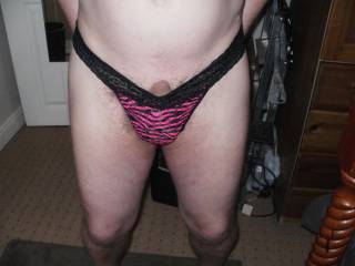 dick sticking out of slutty panties