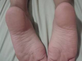Loving those soft padded toes and smooth sexy soles. Could do so many things with those beauties....