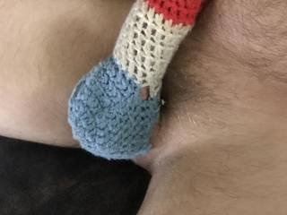 Me with my cock sock on
