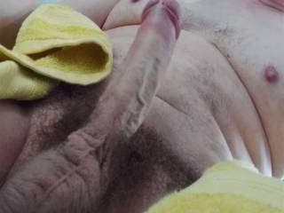 Hard veiny uncut meaty shaft