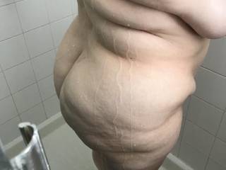 My ass in the shower