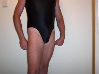 Does my cock look excited in my leotard ?