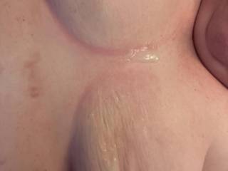After fucking her tits