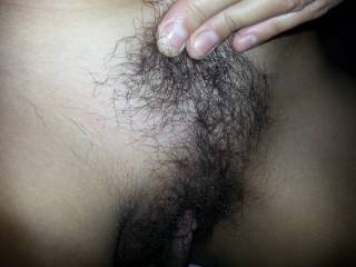 I love your hairy pussy... I'd love to run my fingers through it while I lick you.