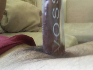 I love pumping my cock!
Next time you see this water bottle - you'll think of me :)