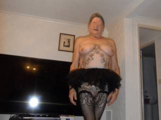 Hi all
I still can not work out why my hubby got me a tutu, he wants me to wear it when we go out shopping.
dirty comments welcome
mature couple