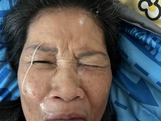 Cum rope over eye