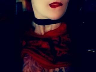 flashing the girls while driving in the car.....hoping to be seen :)